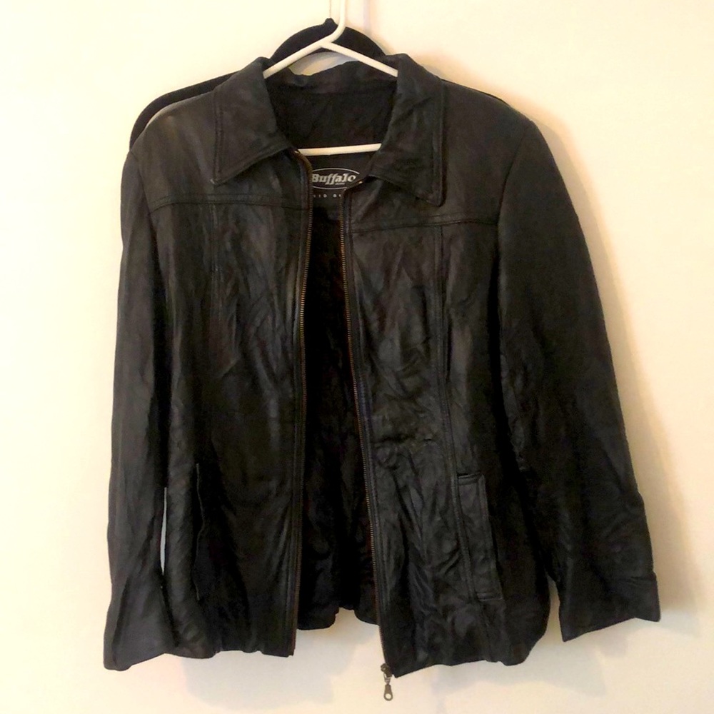 Buffalo Jeans Leather Jacket size medium